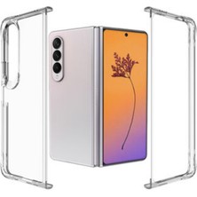 Nettech Samsung Galaxy Z Fold 4 Uyumlu Ultra Korumalı Arka Koruma Kılıf