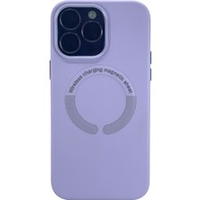 Nettech Apple iPhone 13 Pro Max Uyumlu Deri Magsafe Seri Arka Koruma Kılıf