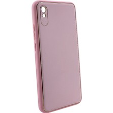 Nettech Xiaomi Redmi 9A Uyumlu Coco Leather Seri Arka Koruma Kılıf