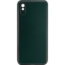 Nettech Xiaomi Redmi 9A Uyumlu Coco Leather Seri Arka Koruma Kılıf