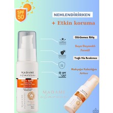 Madame Clarice Güneş Kremi Yüksek Koruma SPF50 +Aloe Vera +Vitamin E + Pro B5 Vitamin