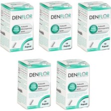 Denflor Probiyotik 10 Kapsül - 5'li Paket