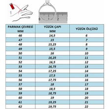 Keskin Gümüş 925 Ayar Gümüş Zirkon Taşlı Pembe Tam Tur Kelebek  Tasarım Kadın Evlilik Yüzüğü