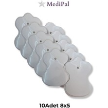 Mediterian Tens Pedi - 10 Adet 8x5 cm Çıtçıtlı - Acura, Eragon, Alllife, Nordmende, Optimed, Wollex Uyumlu 8x5