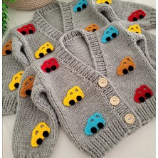 Şifa Atelier El Örgüsü Arabalı Bebek Hırka