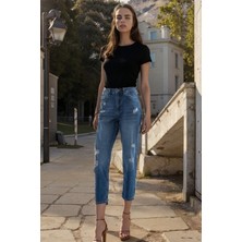 Denim Pantolon Mavi