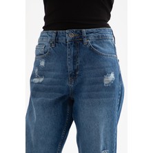 Denim Pantolon Mavi