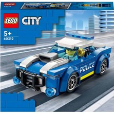 LEGO City Polis Arabası 60312 - 5 Yaş ve Üzeri Çocuklar İçin Tasarlanmış Oyuncak Yapım Seti (94 Parça)