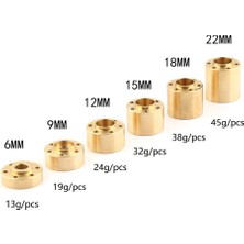 Zeeful 4 Adet Ağırlıklar 12MM Tekerlek Altıgen Hub Genişletme Adaptörü 1/10 Rc Paletli Eksenel SCX10 Trx4 1.9 2.2 Jant Karşı Ağırlık, 12MM (Yurt Dışından)