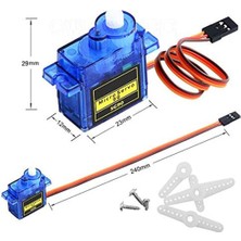 Zeeful 2212 1400KV Motor + 30A Esc + SG90 Servo + 8060 Rc Uçak Quadcopter Sabit Kanatlı Uçak Helikopter Uçak Için Pervane Seti (Yurt Dışından)