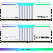 Xaser 16GB 3200 Ddr4 CL22 1.2V Beyaz Rgb Soğutuculu Pc Ram