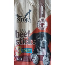 New Story Sığır Etli Köpek Ödülü Iri-Irk 11GR Extra Sticks 12 Adet 3lü