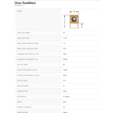 Timken 6307-ZZ-C3 - 35X21X80