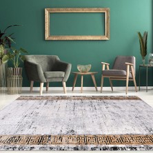 Halıcı Emin Kristal 18114 Viskon Ipek Salon Antre Oturma Odası Mutfak Halı Yolluk