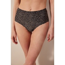 Luna Yüksek Bel Simli Çok Renkli Bikini Altı