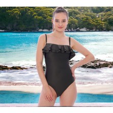 Shopiolog Düz Geniş Ayarlı Askılı Mayo
