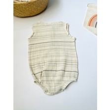 Zebra Yenidoğan Çıtçıtlı Müslin Zıbın