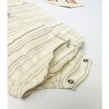 Zebra Yenidoğan Çıtçıtlı Müslin Zıbın