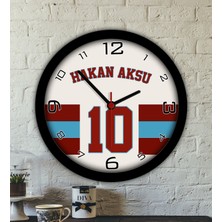 Bk Gift Kişiye Özel Isimli Taraftar Ahşap Duvar Saati–3, Arkadaşa Hediye, Sevgiliye Hediye, Doğum Günü Hediyesi