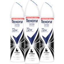 Rexona Kadın Sprey Deodorant Invisible 150 ml x 3 Adet