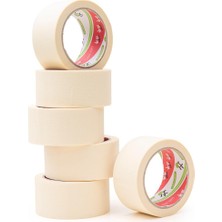 Ve-Ge Kağıt Maskeleme Boyabandı 48 x 30 M Endüstriyel Bant ( 6 Adet)