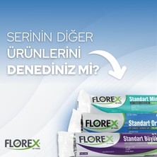 Florex Standart Orta Boy Mavi Çöp Poşeti x 5 Rulo