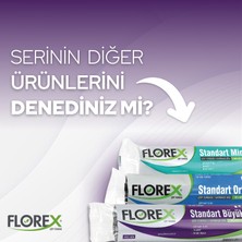 Florex Standart Büyük Boy Mavi Çöp Poşeti x 5 Rulo