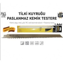 Mediterian 0 - 250 Watt Kemik Kesme Tilki Kuyruğu Bıçağı Paslanmaz Körelmez 30 cm 1 Adet Elektrikli 2 Yıl