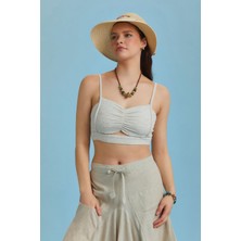 Los Banditos Ince Askılı Cut Out Detay Koton Bralet