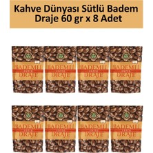 Kahve Dünyası Sütlü Badem Draje 60 gr x 8 Adet