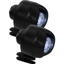 Xiyu Shop Siyah 2 Adet LED Işık Crocs Ayakkabı Işık Ipx5 Su Geçirmez Ayakkabı Işık Köpek Yürüyüş Yürüyüş Kamp Lambası Yetişkinler Çocuklar Için Dekoratif (Yurt Dışından)