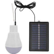 Xiyu Shop 1 Parça 1-V 15W 300LM Enerji Tasarruflu Açık Güneş Lambası Şarj Edilebilir LED Ampul Taşınabilir Güneş Enerjisi Paneli Dış Aydınlatma Yeni (Yurt Dışından)