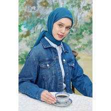 QEF Lıght Touch Eşarp Petrol Mavisi