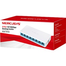 Tp-Lınk Mercusys MS108 8 Port 10/100 Mbps Ethernet Swıtch