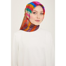 Armine Çiçek Desenli Sura İpek Eşarp 24Ya9108 82 01