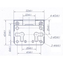 Kapazlama Sandık Kiliti Cerman Yale 25 Mm. Antik