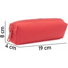 Nemo Bags Somon  Kalemlik Klinkır Su Geçirmez Krinkıl Kumaşlı Tek Gözlü Cepli Kalem Kutusu