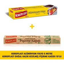 Koroplast A. Folyo 8 Metre+Hazır Kesilmiş Pişirme KAĞIDI10LU