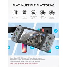 Lalulala Siyah-Kablosuz Telefon Joypad Standı Oyun Denetleyicisi Joystick Anahtarı Pc Ps4 Iphone Uyumlu 13 14 Android Pubg (Yurt Dışından)