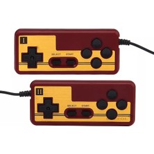 Lalulala Model1-Dropshipping Klasik Kablolu 9 Pin Oyun Denetleyicisi Konsol Oyun Tv Oyuncu Gamepad Joystick Oyun Kolu Famicom (Yurt Dışından)