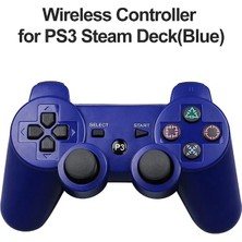 Lalulala Mavi-Sony Ps3 Denetleyici Joystick Gamepad Playstation 3 Için Kablosuz Bluetooth Joypad Süper Ince Pc Buhar Güverte Oyun Konsolu Kolu (Yurt Dışından)