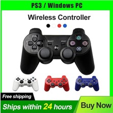 Lalulala Mavi-Sony Ps3 Denetleyici Joystick Gamepad Playstation 3 Için Kablosuz Bluetooth Joypad Süper Ince Pc Buhar Güverte Oyun Konsolu Kolu (Yurt Dışından)