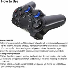 Lalulala Siyah Mikro-2.4ghz Android Otg Gamepad Kablosuz Gamepad Joystick Oyun Denetleyicisi Android Akıllı Telefonlar/tabletler/tv Kutuları/akıllı Tv'ler Için Joypad (Yurt Dışından)