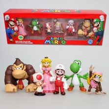 Lalulala Süper Mario Anime Bebek Mario Bros Luigi Yoshi Modeli Orijinal Süsler Action Figure Karikatür Odyssey Noel Hediyesi Toplayın (Yurt Dışından)