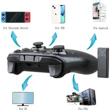 Lalulala Kablosuz Oyun Denetleyicisi Anahtarı/ps3/pc/android 3D Joystick Gamepad Kaymaz Titreşim Motoru Oyun Kontrol Aksesuarları (Yurt Dışından)