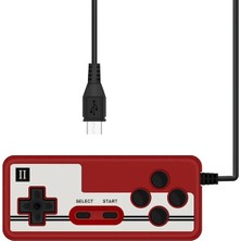 Lalulala Sarı-Retro Taşınabilir Mini El Kablolu Joystick Fc Oyun Konsolu Için Uzaktan Gamepad (Yurt Dışından)