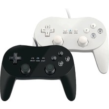 Lalulala Siyah-Beyaz/siyah Klasik Kablolu Oyun Denetleyicisi Oyun Pro Nintendo Wii Için Uzaktan Oyun Denetleyicisi Gamepad (Yurt Dışından)