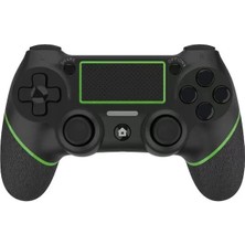 Lalulala Kablosuz Siyah Yeşil-Kablosuz Denetleyici Ps4 Playstation Ps 4 Play Station Pro Slim Pc Gamepad Bluetooth USB Uzaktan Kumanda Oyun Pedi Aksesuarları (Yurt Dışından)