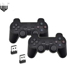 Lalulala 2 Adet 1 Alıcı-2.4g Kablosuz Gamepad Oyun Denetleyicisi Pc/android Tv Kutusu/oyun Çubuğu Video Oyunu Konsolu USB Joystick (Yurt Dışından)