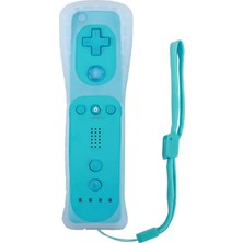 Lalulala Sıradan Açık Mavi-Top 2 In 1 Kablosuz Gamepad Uzaktan Kumanda Dahili Motion Plus + Wii Denetleyici Joystick Silikon Kılıf Için Nunchuck (Yurt Dışından)